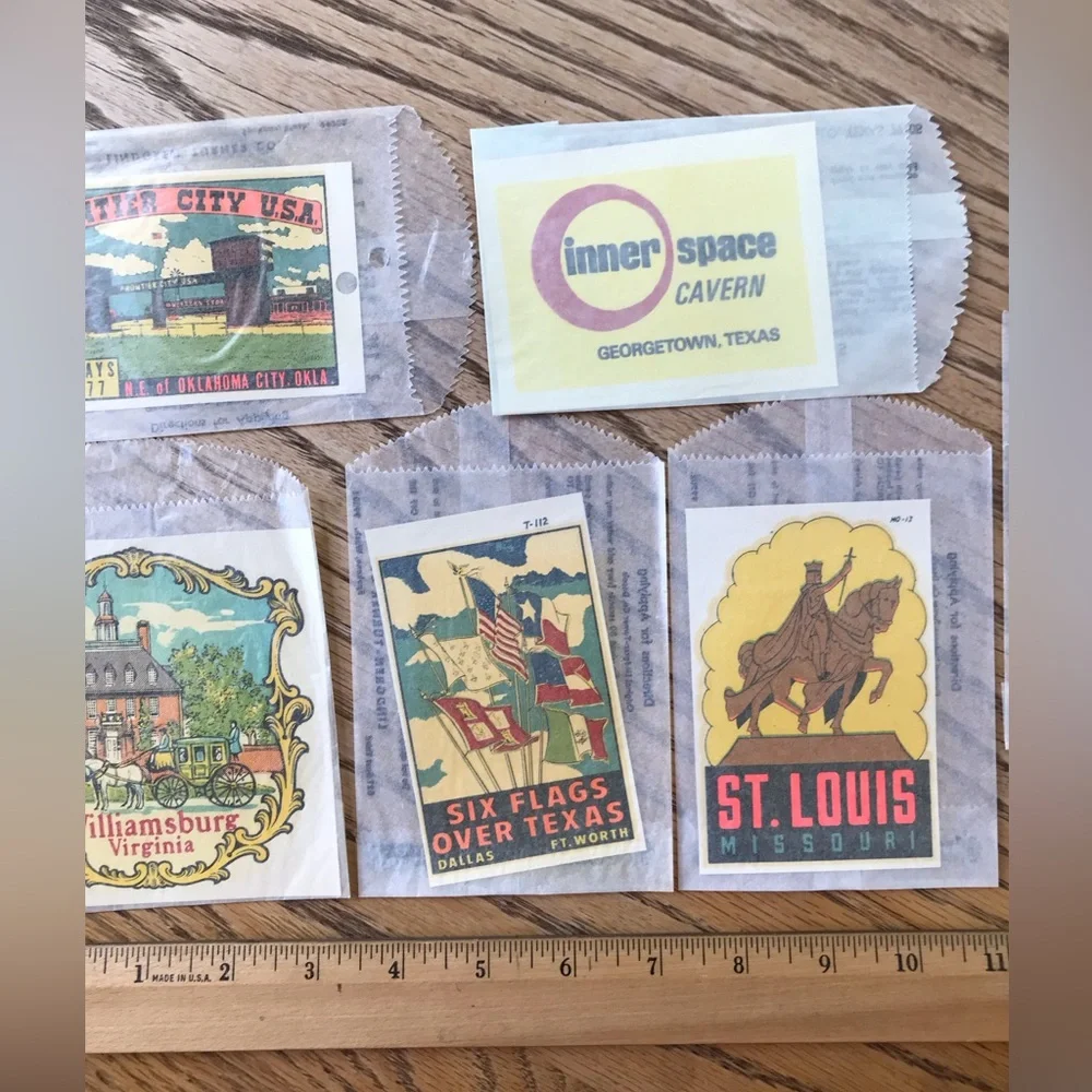 20 VTG Souvenir Decals - Picture 3 of 8
